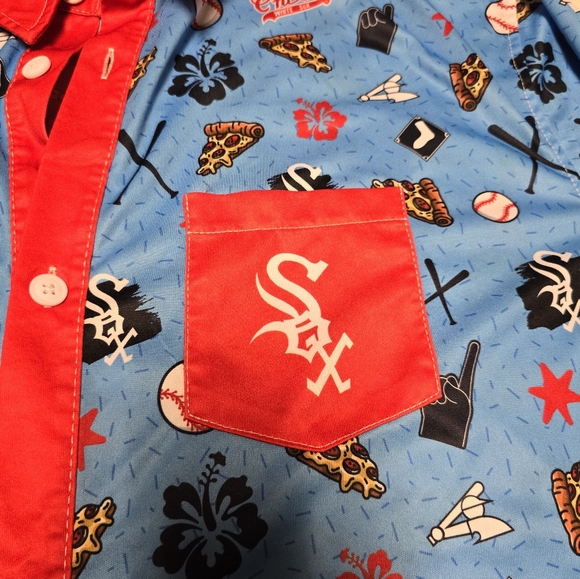 Chicago white Sox men's button up shirt, XL - Picture 3 of 6